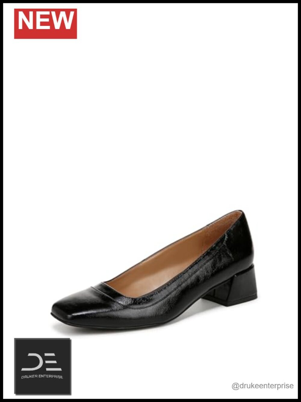 Naturalizer Women's Huntley Block Heel Dress Pump - Square Toe, REZORB